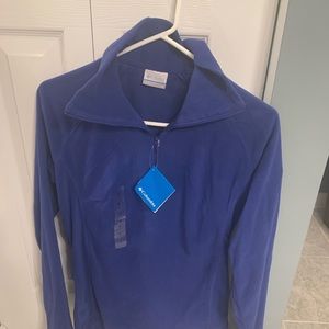Indigo Columbia Half Zip Fleece Pullover